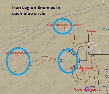 Iron Legion Enemy Map Locations